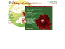 Tablet Screenshot of commonscentshealing.younglivingworld.com